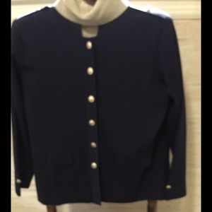 Misook Navy XL Cardigan Jacket
